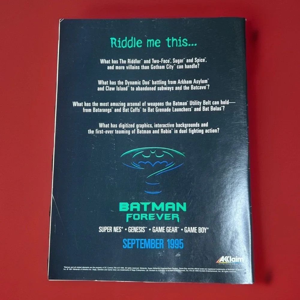 Game Pro Magazine July 1995 Judge Dredd‎ Snapple Tatoo Earthbound Insert